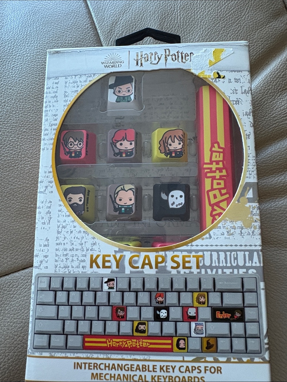 Harry Potter Keycap Set - Red, Yellow, Black, Pink, Green